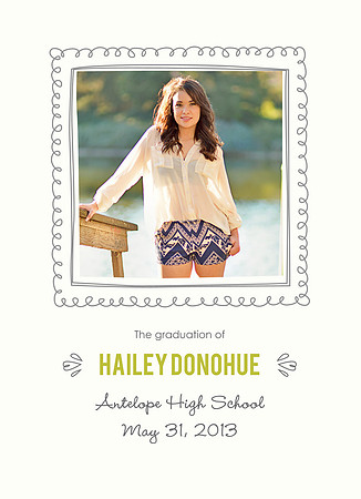 Hailey Grad Card Back
