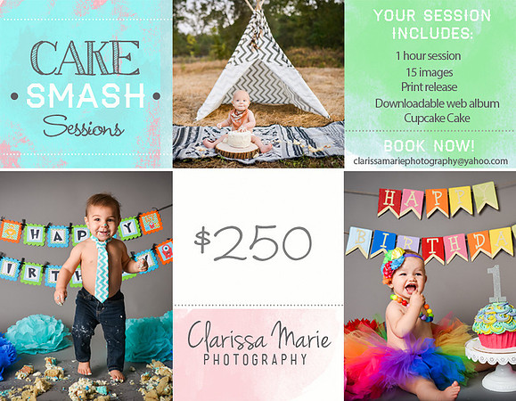 Cake Smash Flyer 2016